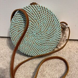 Cute Rattan Summer Crossbody Bag